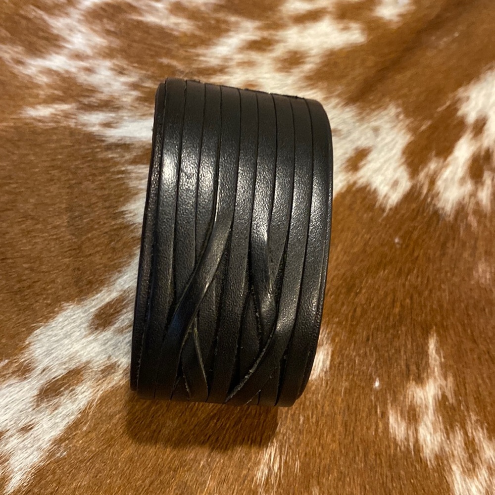 Black leather Bracelet